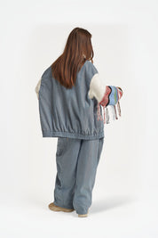 Casaco Oversized Mixed