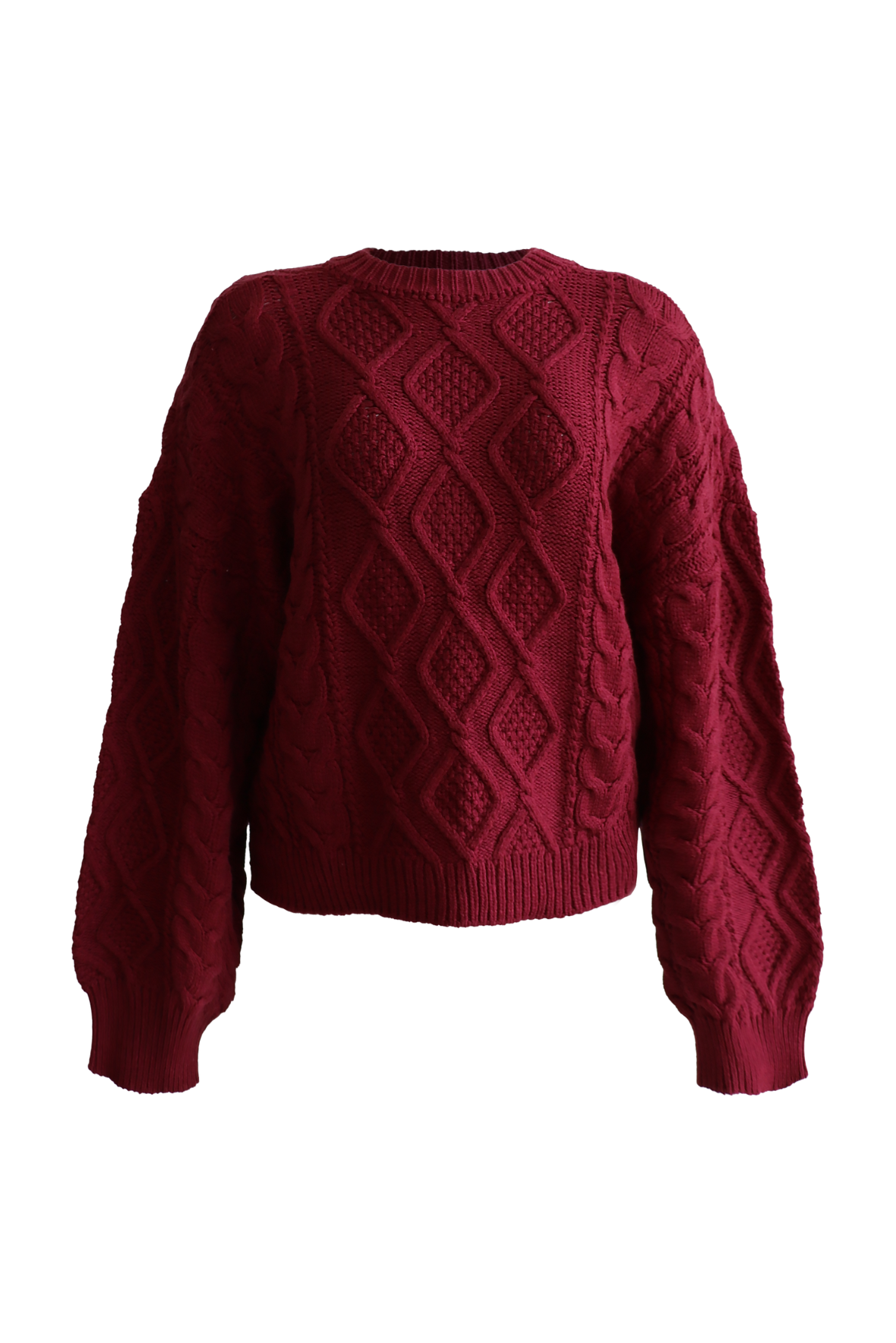 Sweater Cottony Maroon