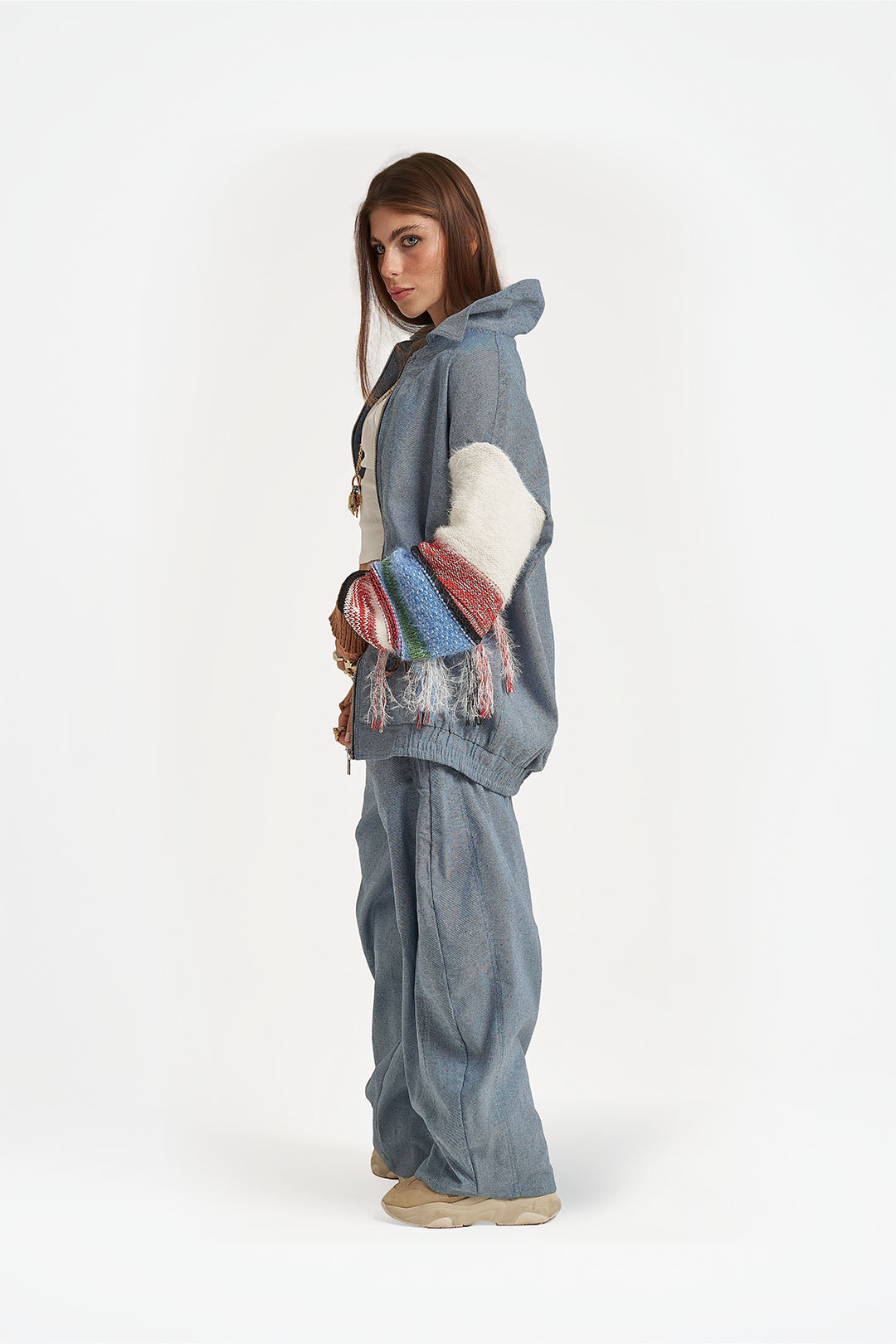 Casaco Oversized Mixed
