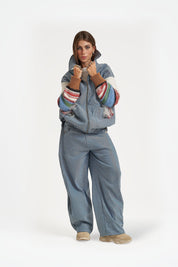 Casaco Oversized Mixed