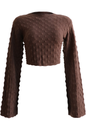 Cropped Treasure Island Brown