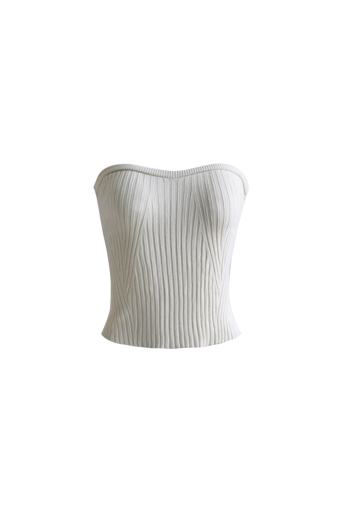 Top Strapless White