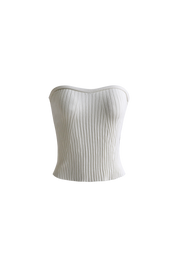 Top Strapless White