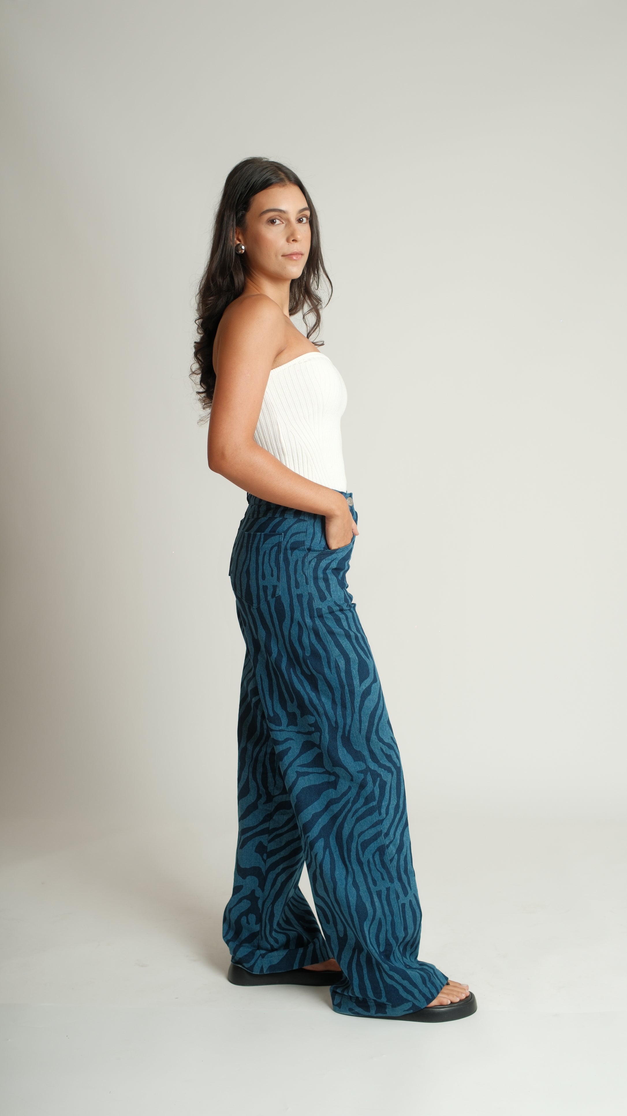 Top Strapless White