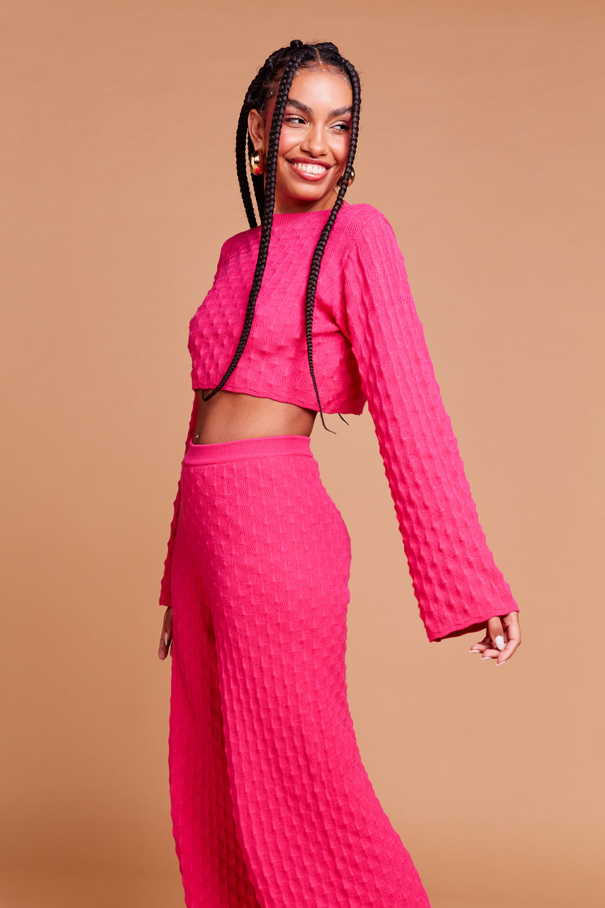 Cropped Treasure Island Pink