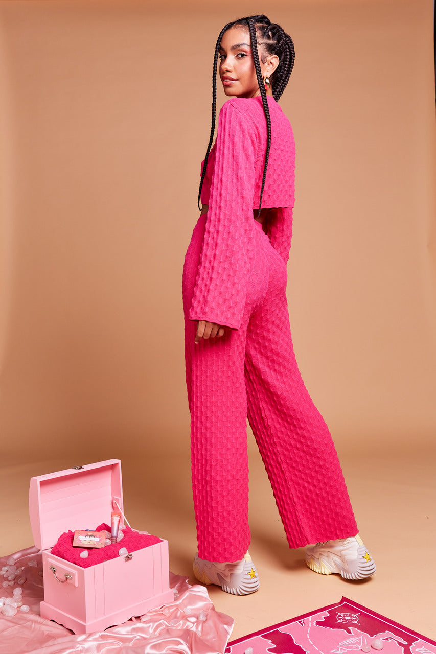 Cropped Treasure Island Pink