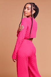 Cropped Treasure Island Pink