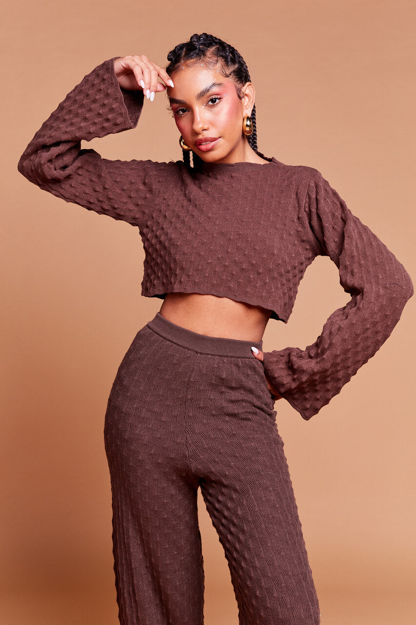 Cropped Treasure Island Brown