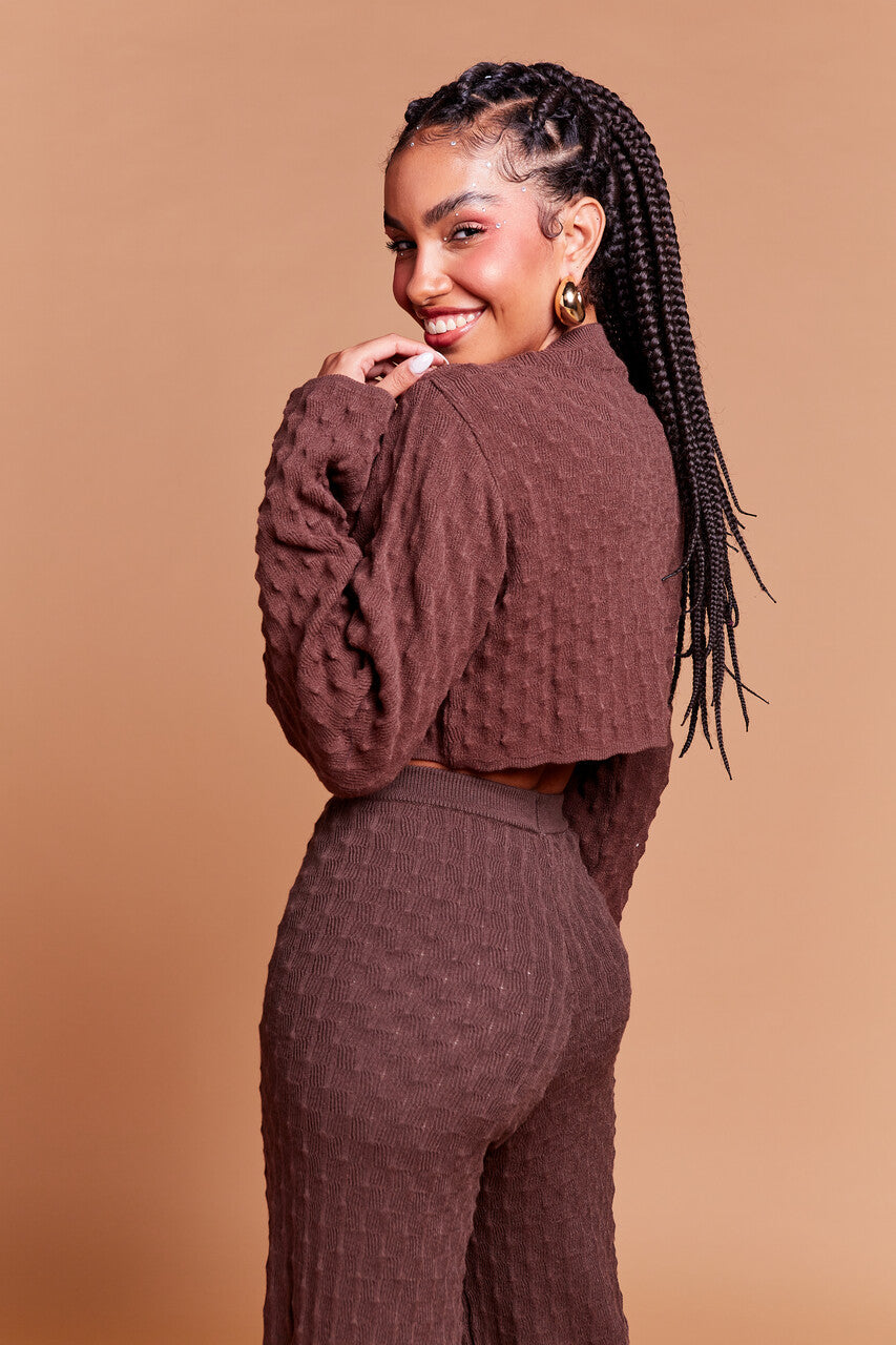 Cropped Treasure Island Brown