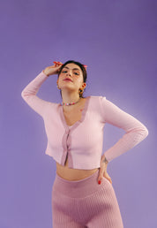 Pink Fully Cardigan