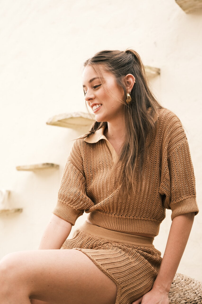 Shorts Tide Brown
