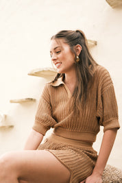 Shorts Tide Brown