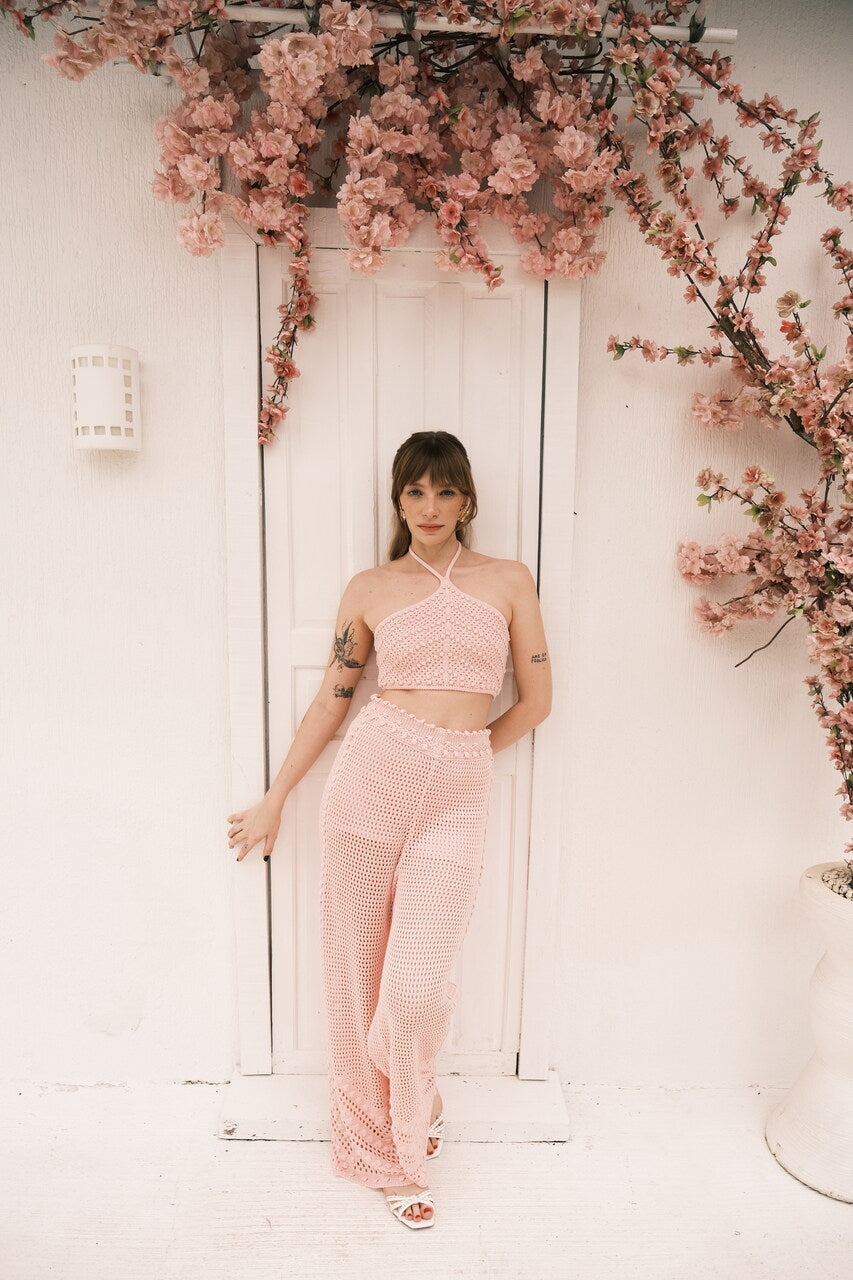 Calça Shell Soft Pink