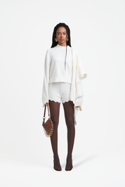 Echarpe Weave Off White