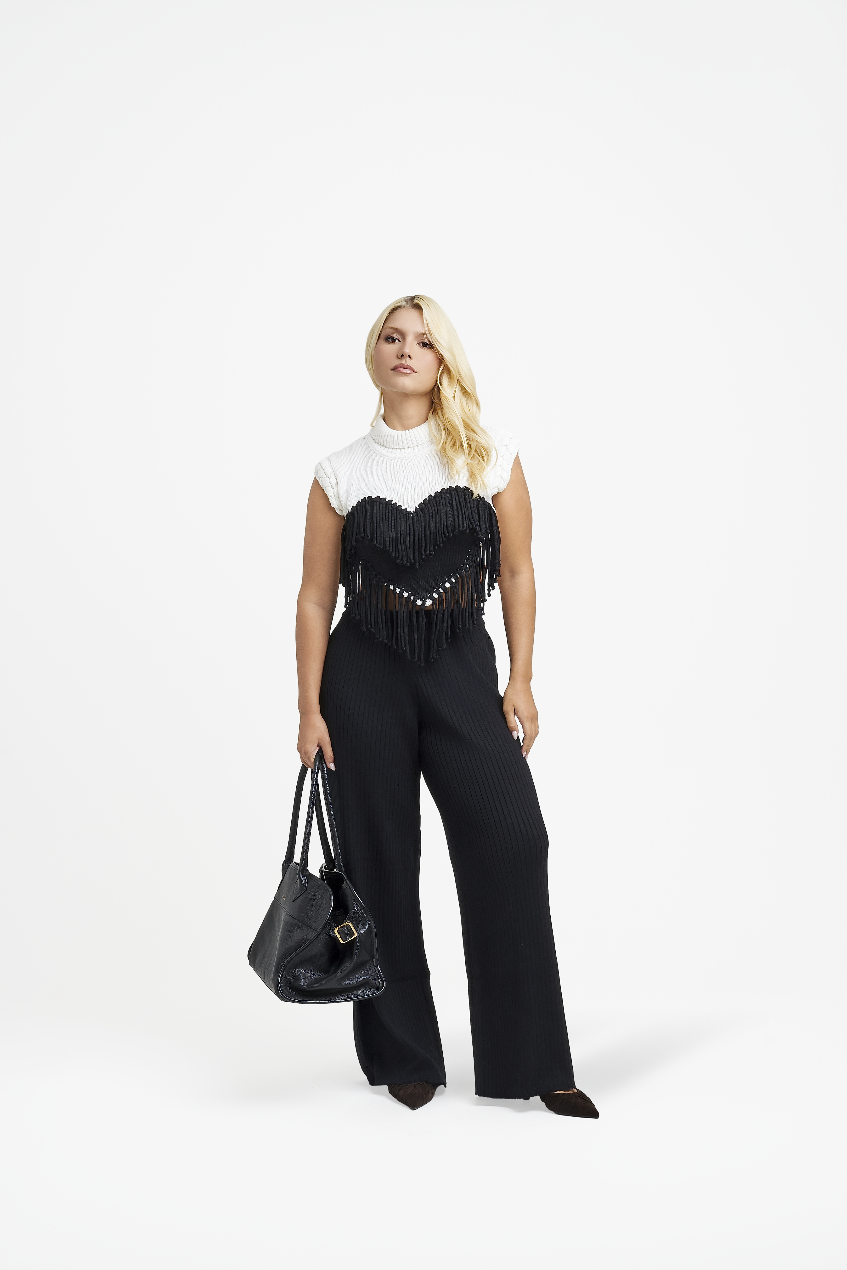 Colete Flashy Heart Black