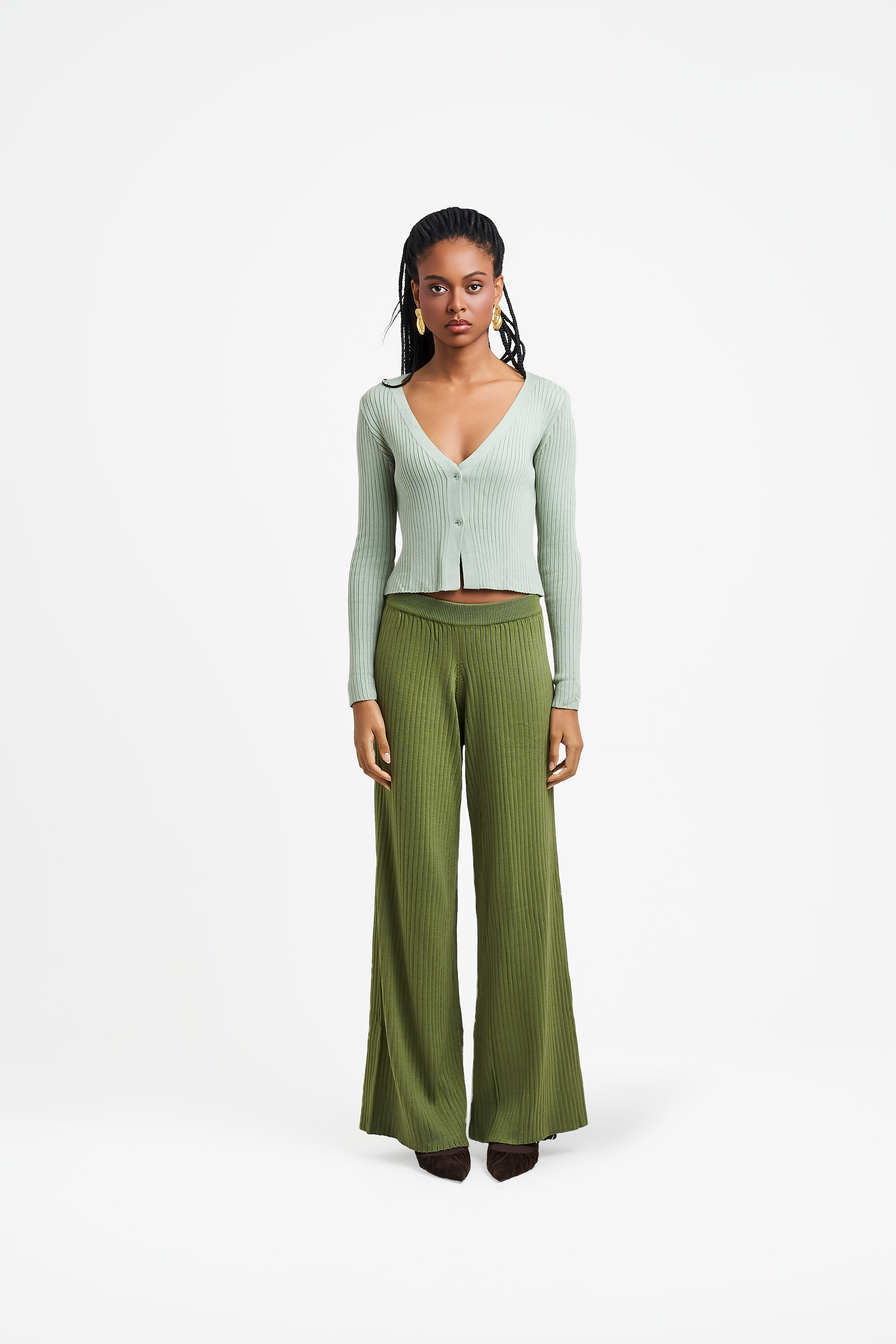 Cardigan Light Green