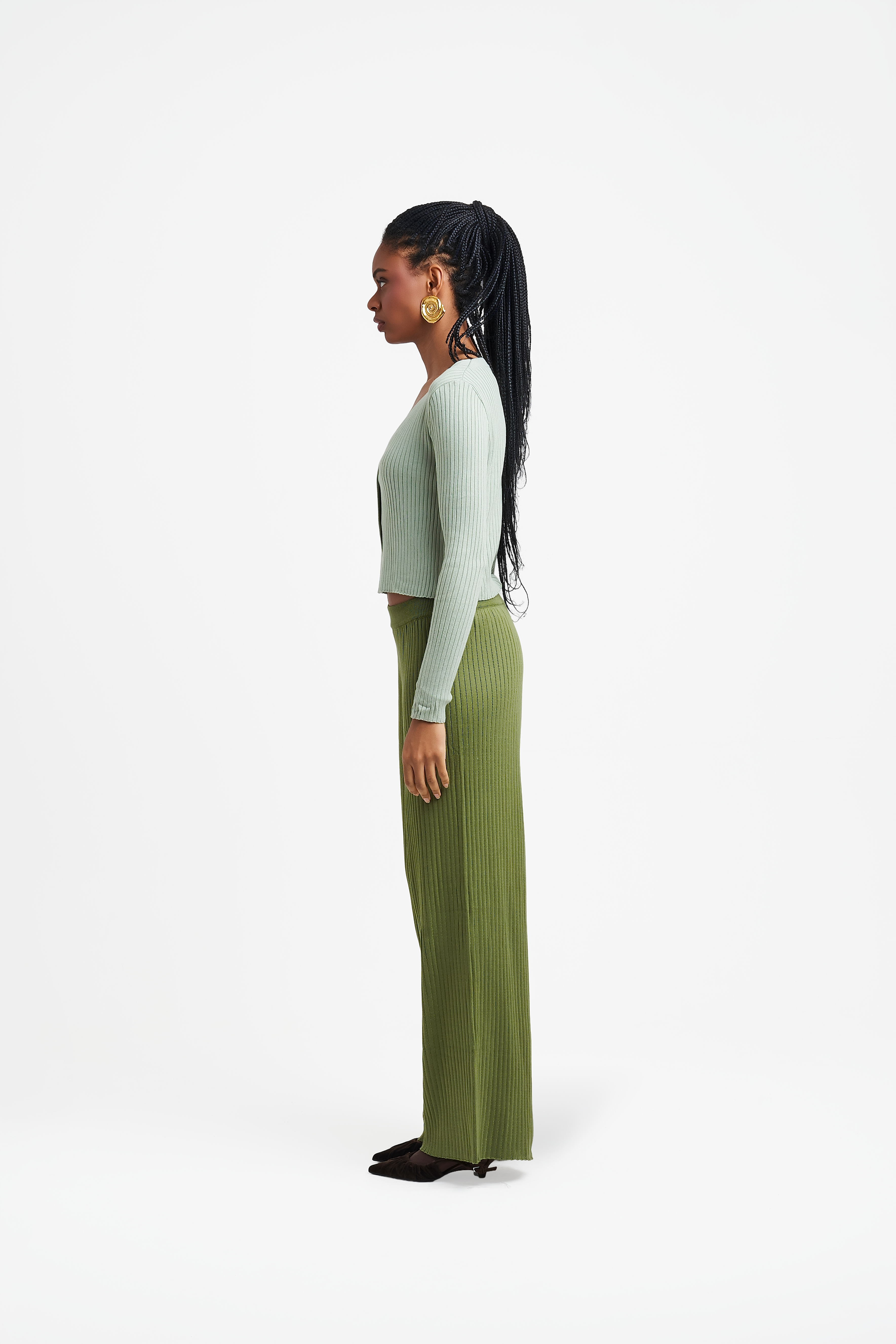 Cardigan Light Green