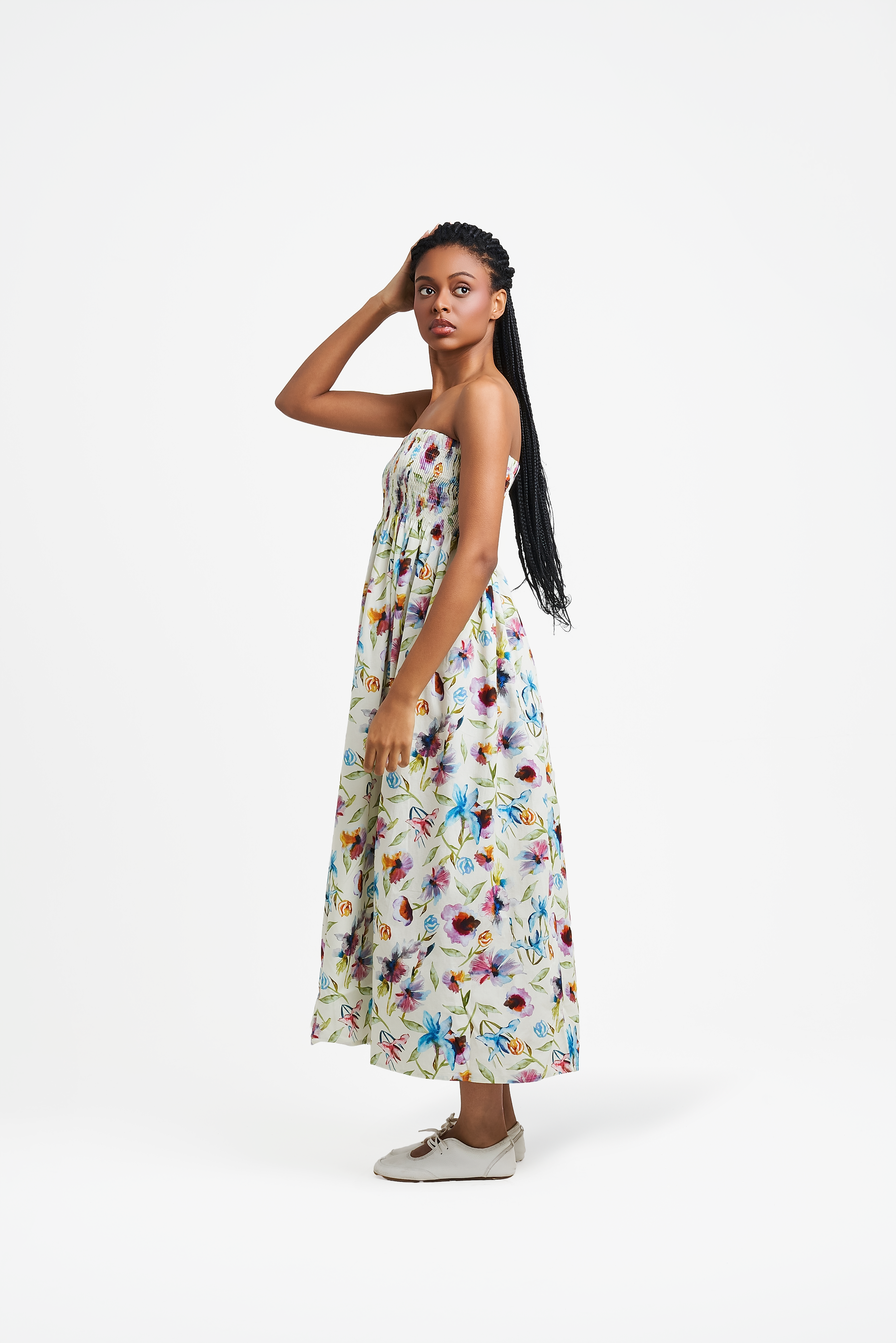 Vestido Fluttering Garden 100% algodão