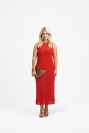 Vestido Fishing Radiant Red