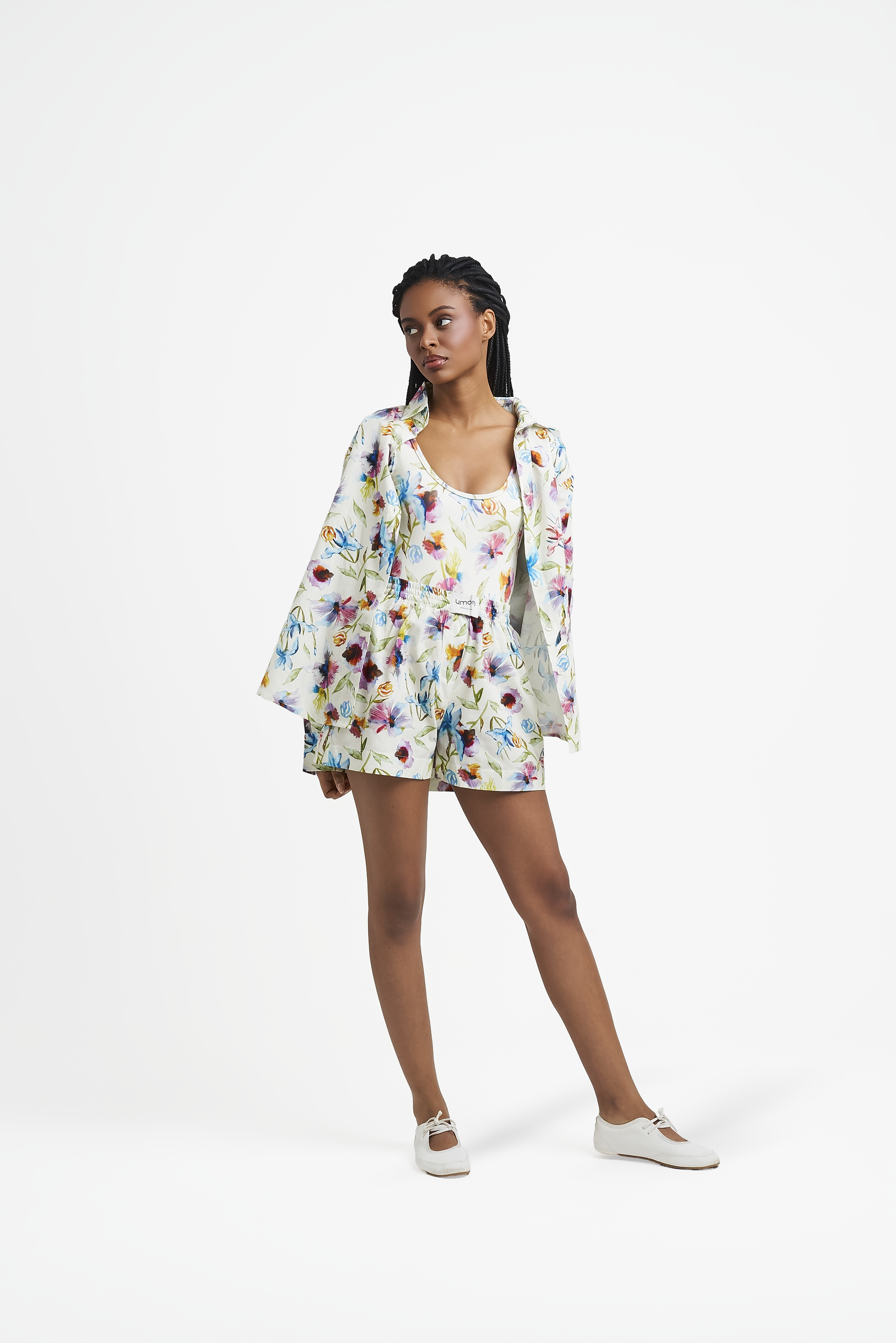 Camisa Flowery Garden 100% algodão