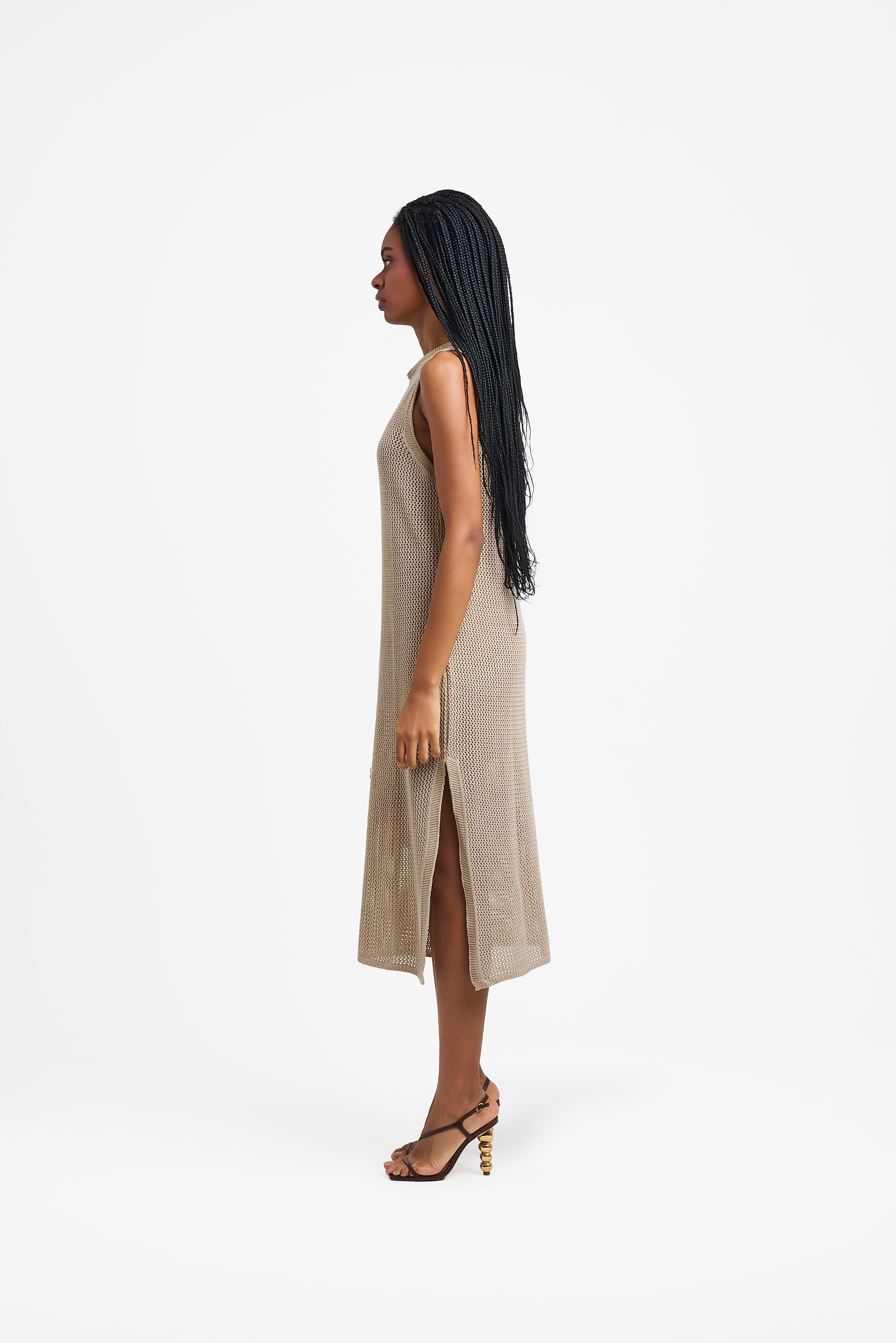 Vestido Fishing Cold Brown