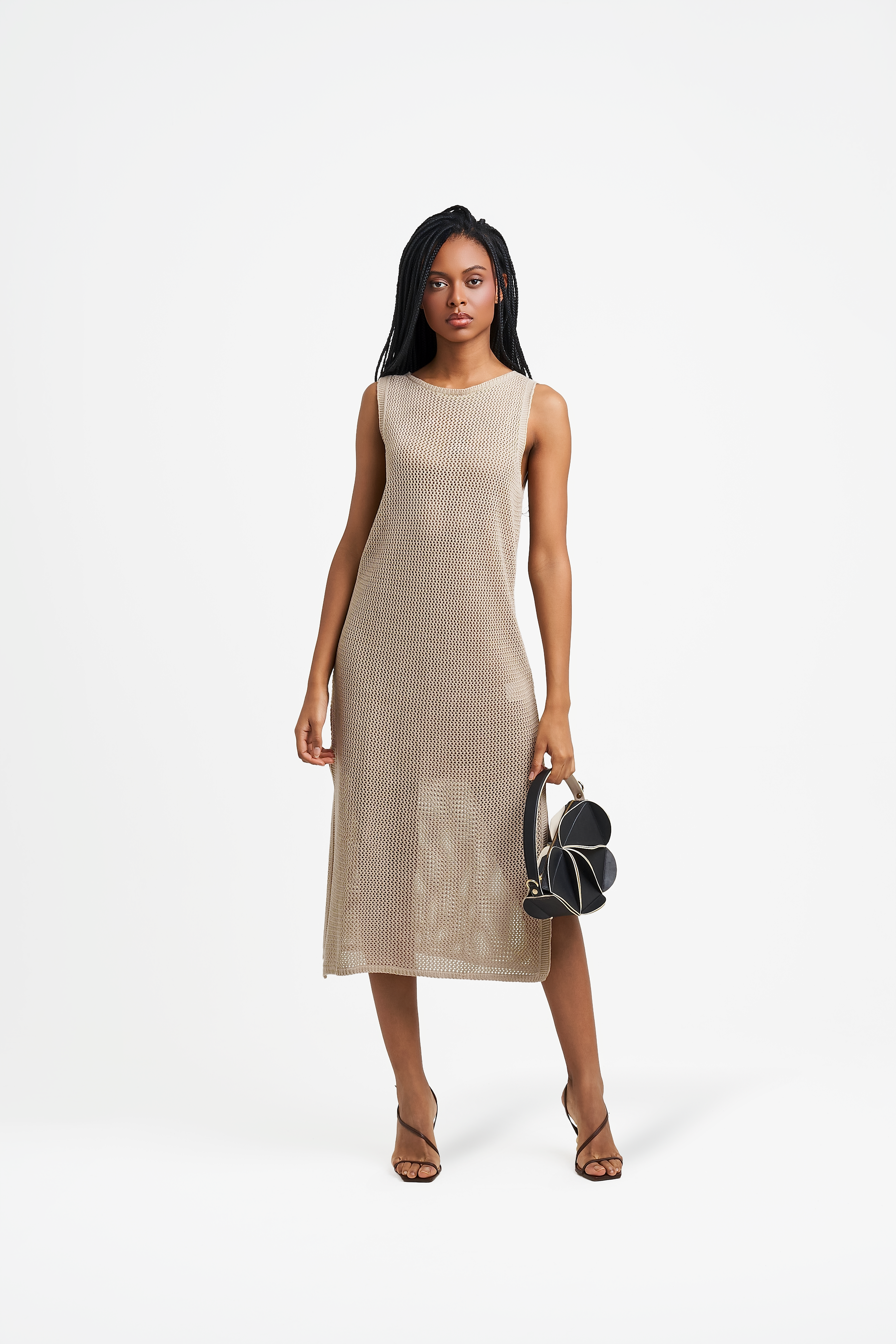 Vestido Fishing Cold Brown