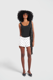 Shorts Polka White