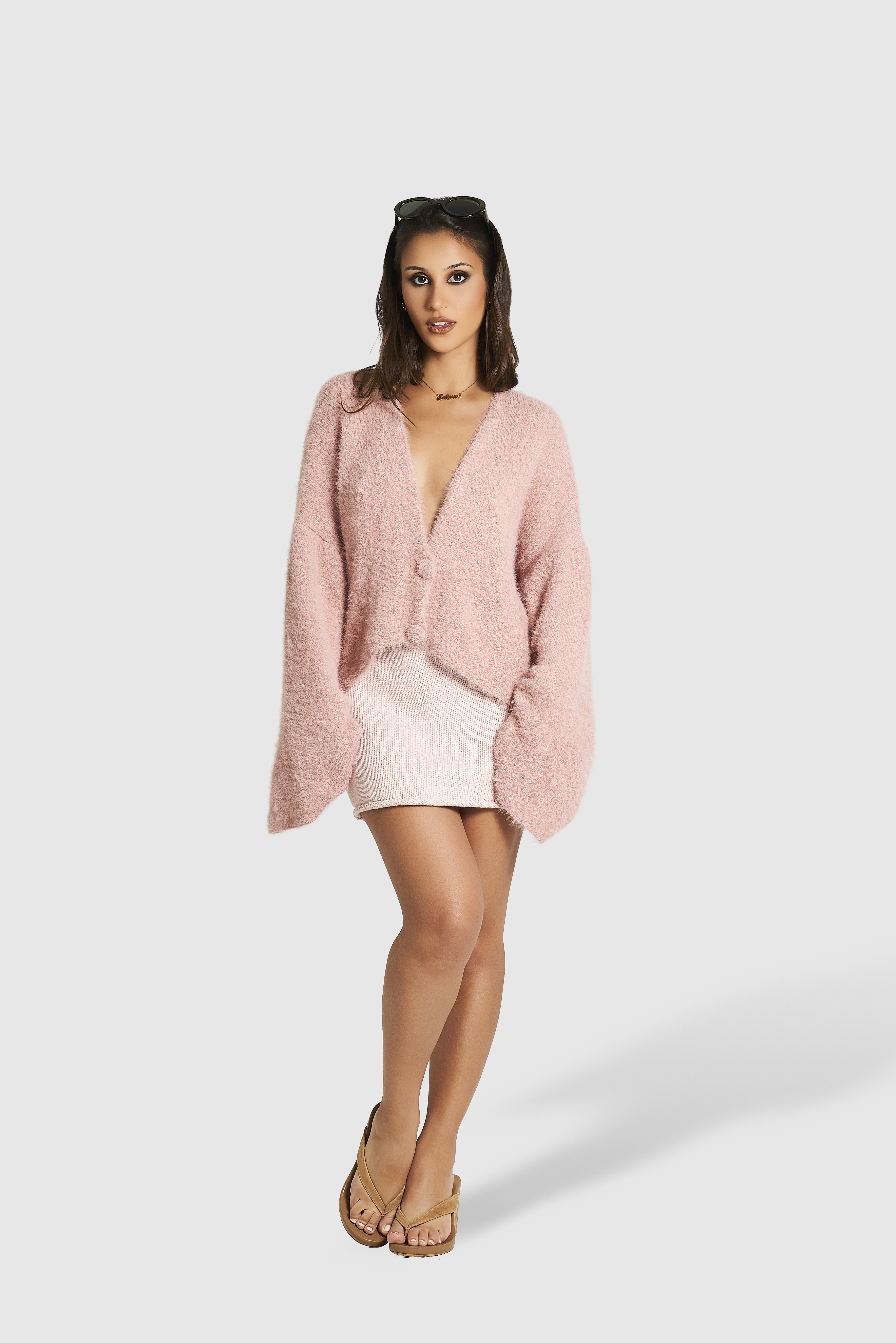 Cardigan Teddy Blush