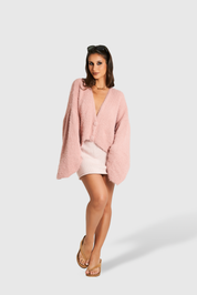 Cardigan Teddy Blush