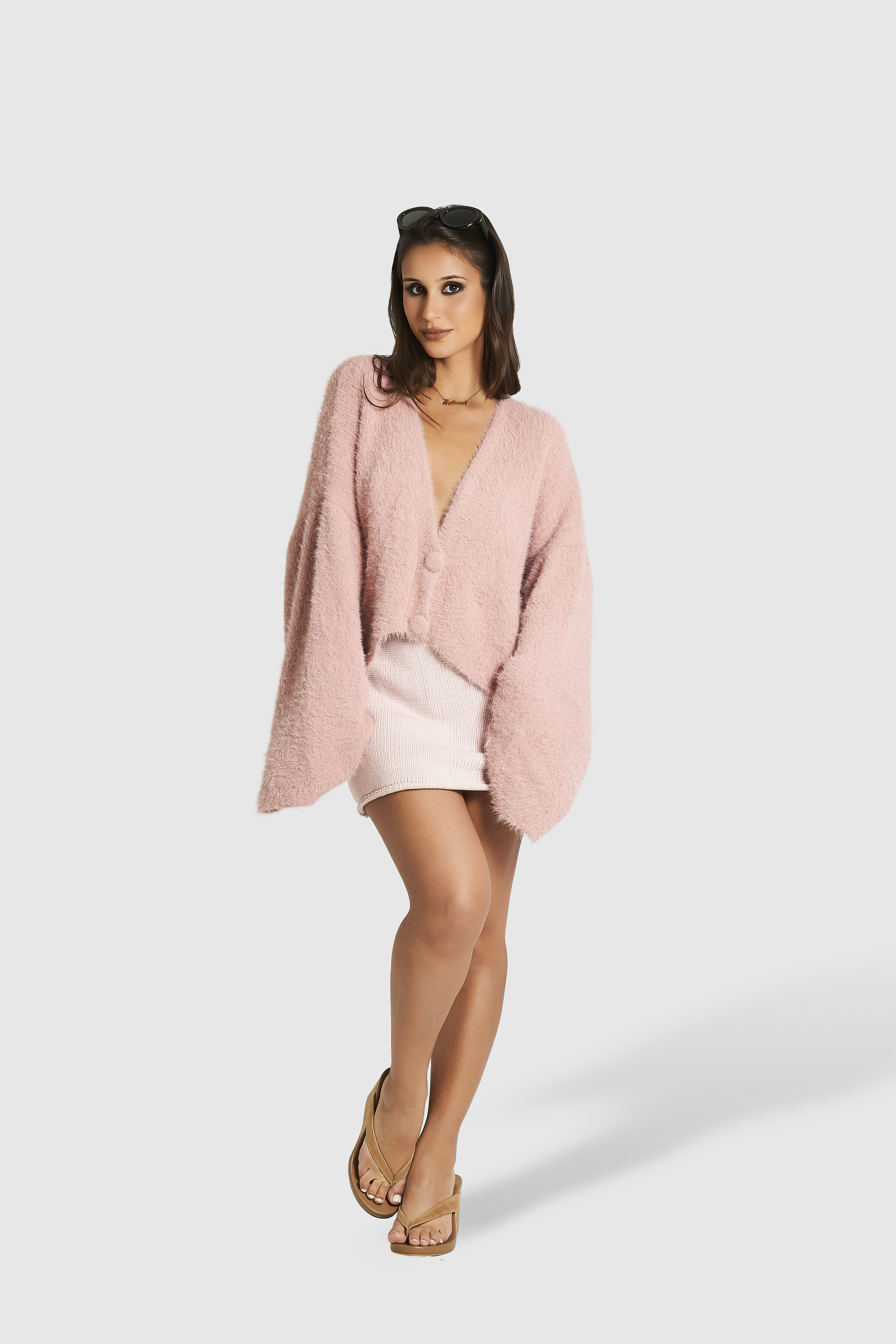 Cardigan Teddy Blush