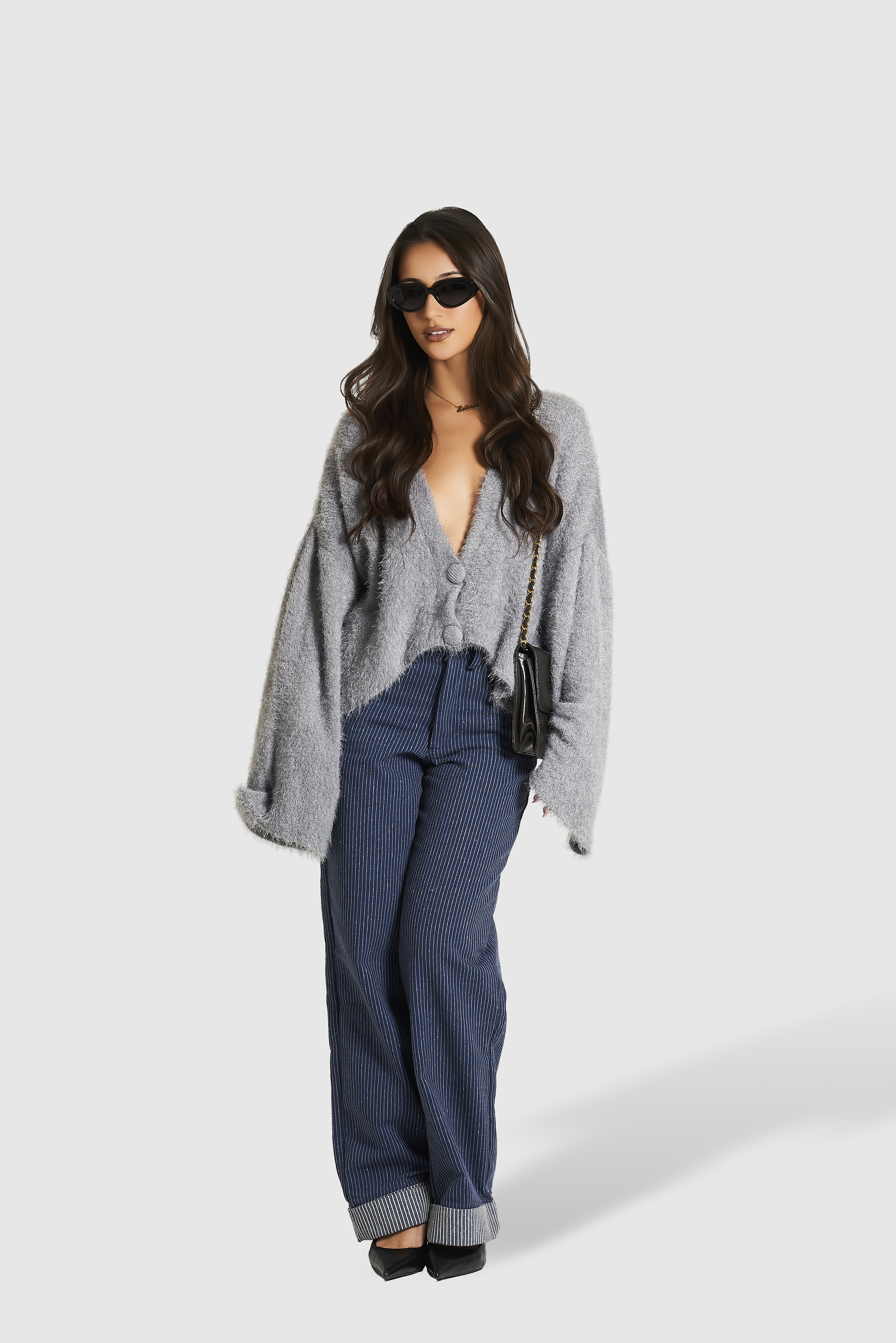 Cardigan Teddy Grey