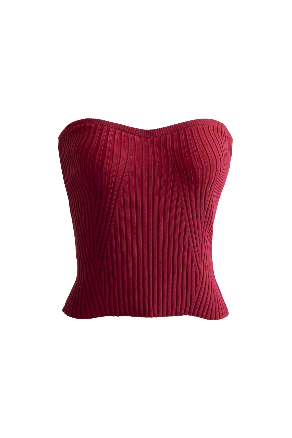 Top Strapless Red Velvet