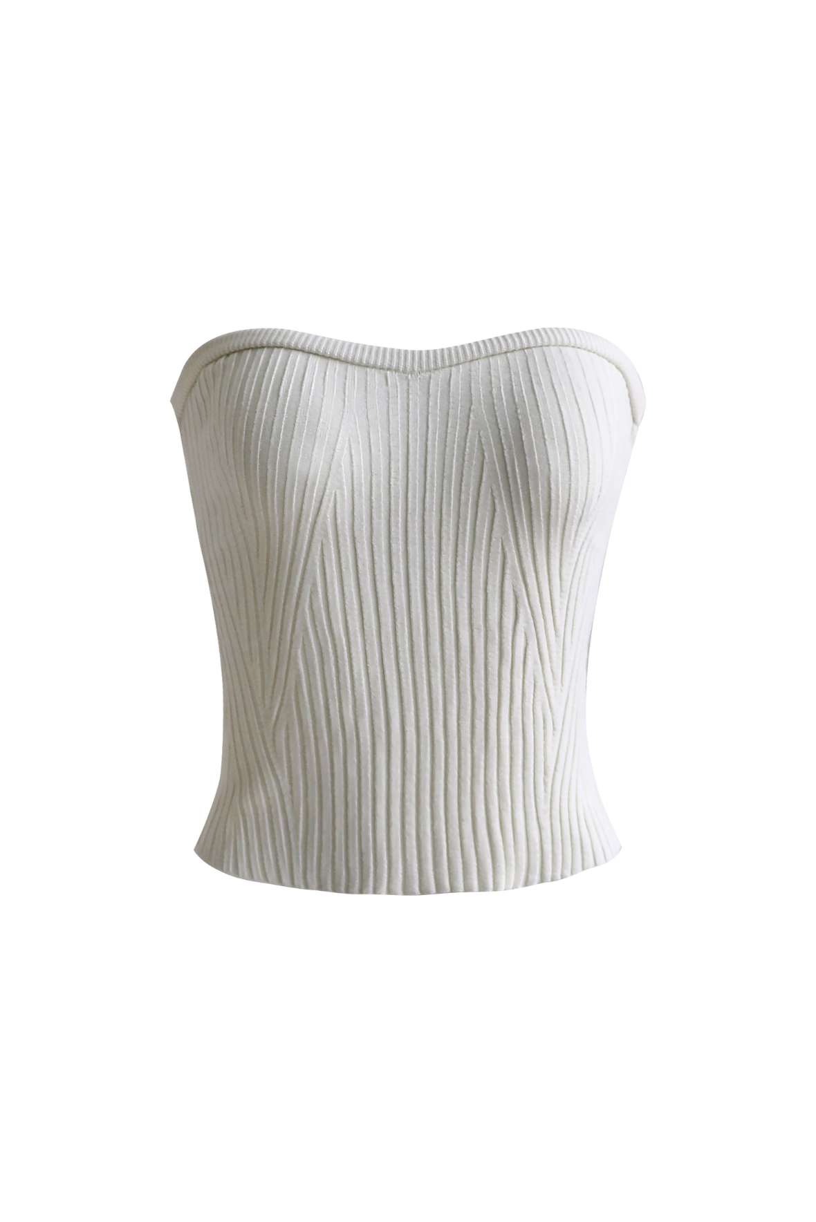 Top Strapless White