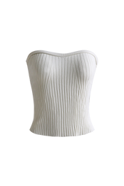 Top Strapless White
