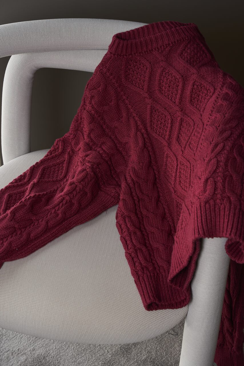 Sweater Cottony Maroon