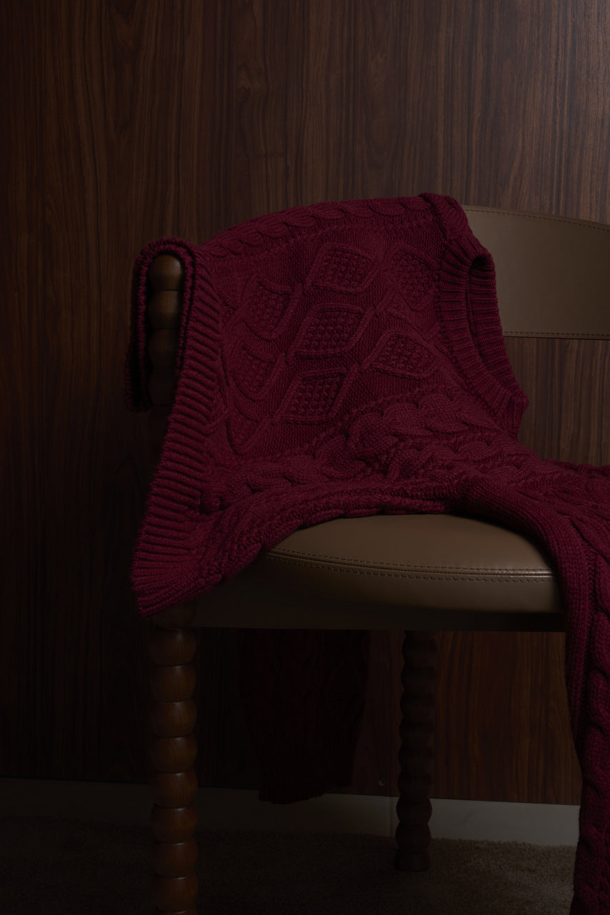 Sweater Cottony Maroon