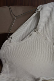 Cardigan Slim Off White