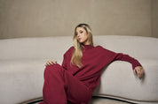 Calça Mellow Burgundy