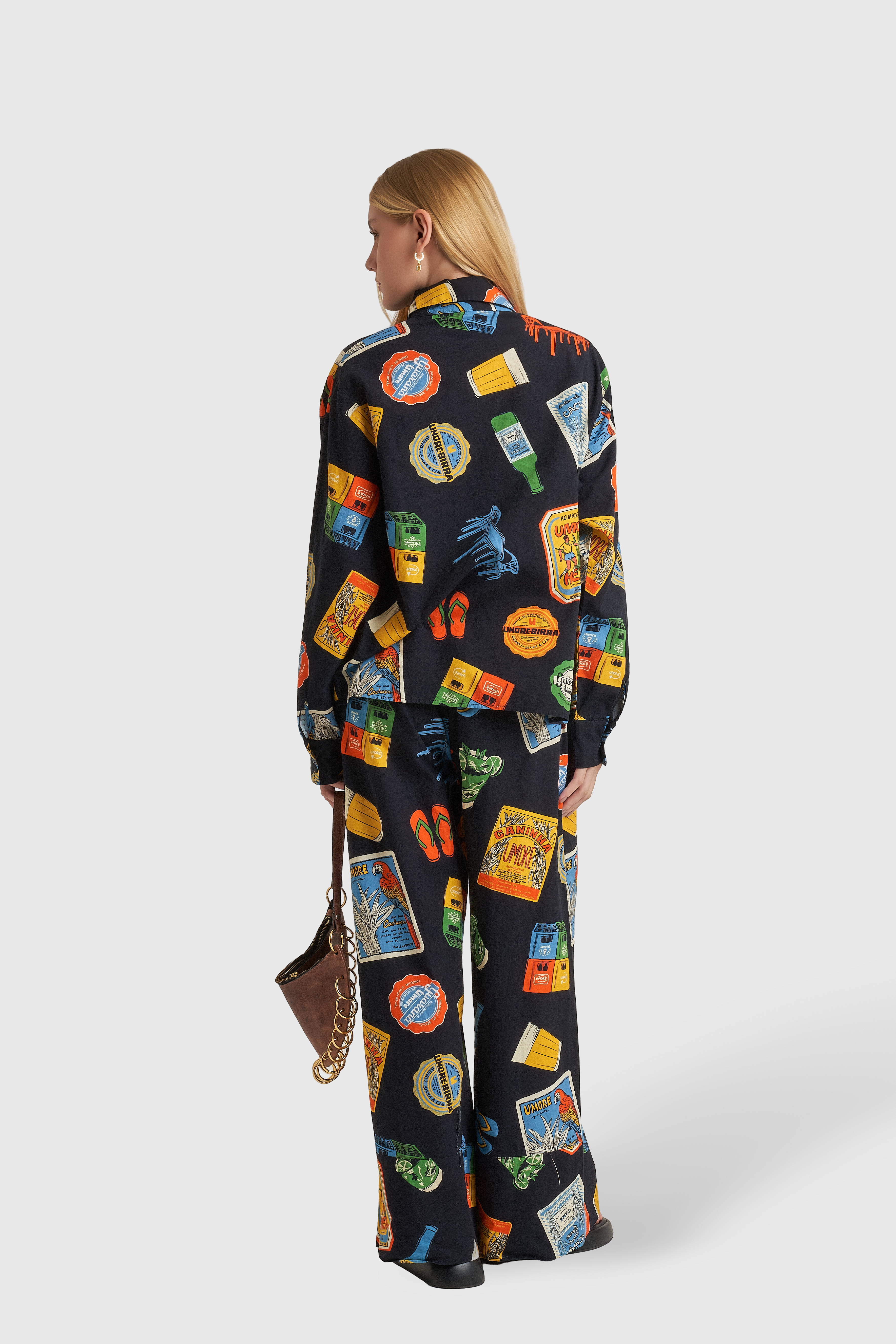 Camisa Colarinho Algodão