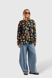 Jaqueta Ginga Sarja Oversized