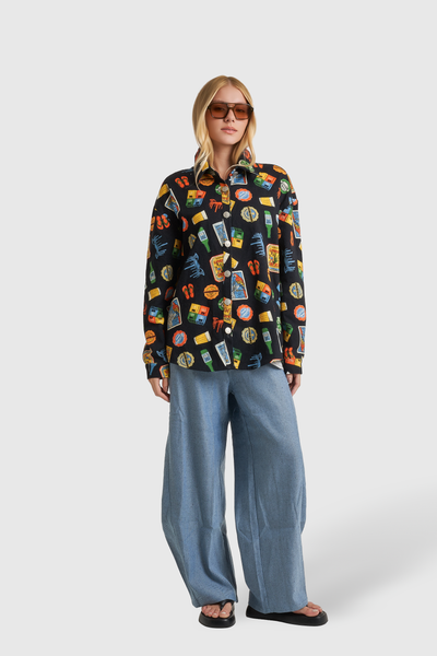Jaqueta Ginga Sarja Oversized