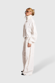 Jaqueta Crinkle White