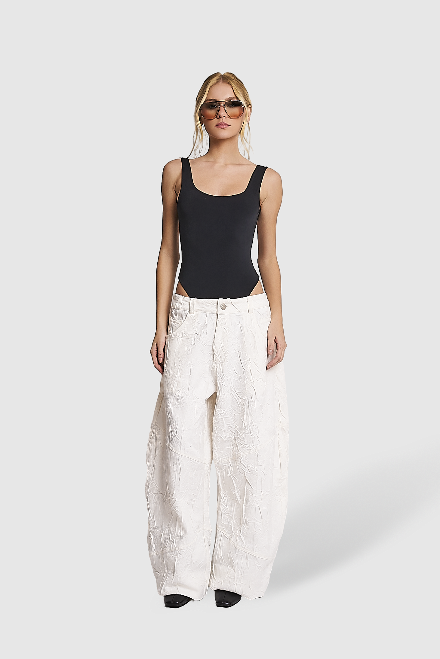 Calça Crinkle White