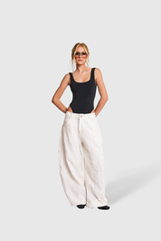 Calça Crinkle White